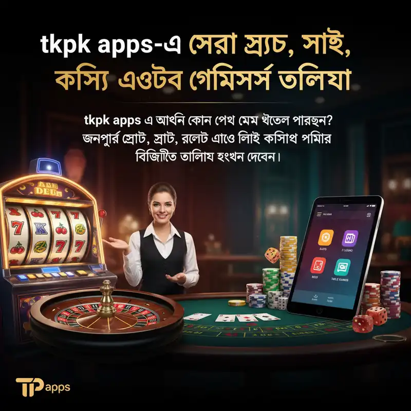 tkpk apps গেমিং প্ল্যাটফর্মের জনপ্রিয় গেমের তালিকা